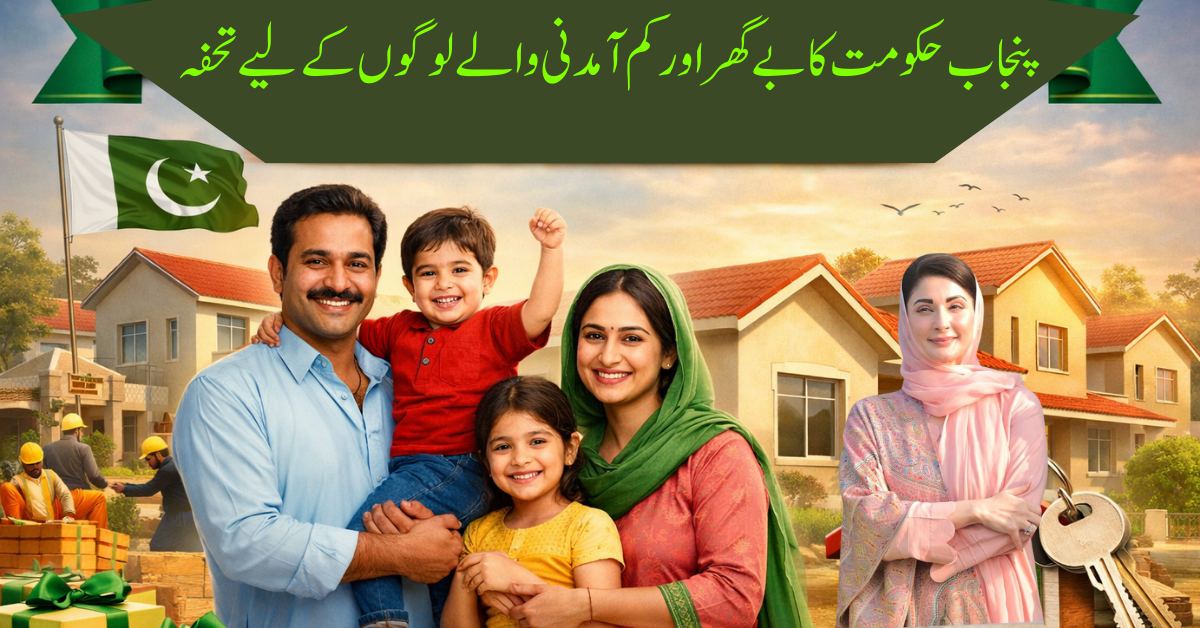 Punjab Government Announces New Housing Scheme for Low-Income Families