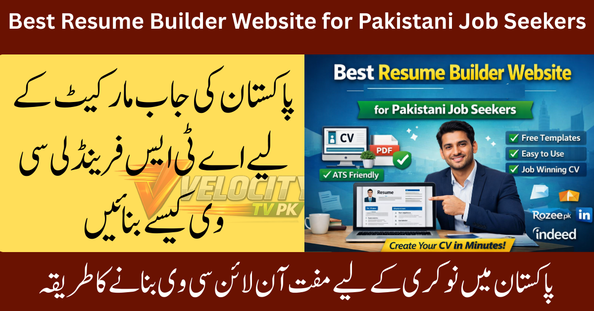 CV Maker for Jobs in Pakistan
