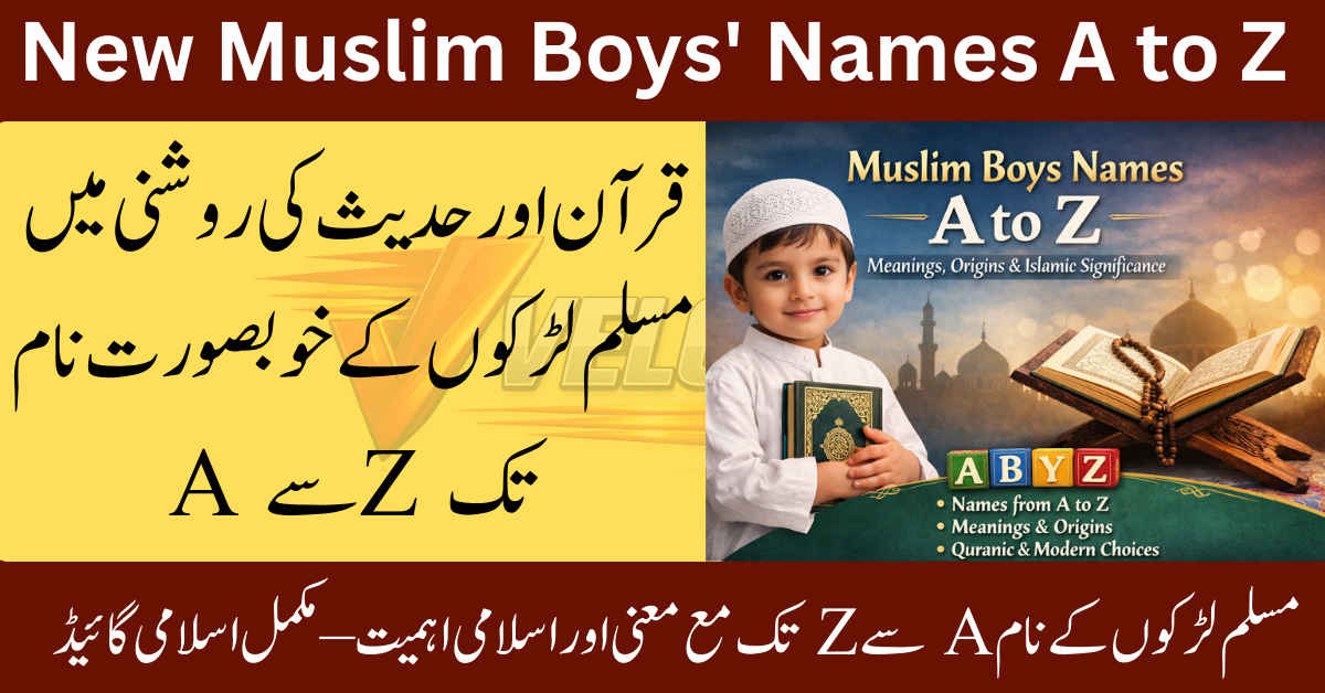 Muslim Boys Names from A to Z