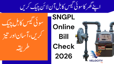 SNGPL Online Bill Check 2026 – View & Download Your Sui Gas Bill Instantly