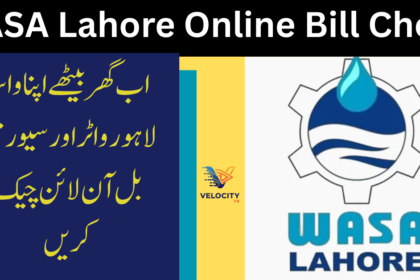 WASA Lahore Online Bill Check – Water & Sewerage Bill