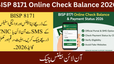 BISP 8171 Online Check Balance 2026 – How to Check Payment Status by CNIC