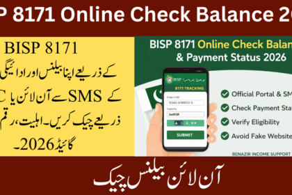 BISP 8171 Online Check Balance 2026 – How to Check Payment Status by CNIC