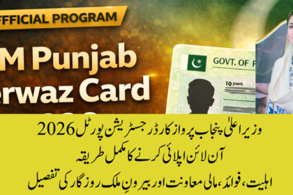CM Punjab Parwaz Card Registration Portal