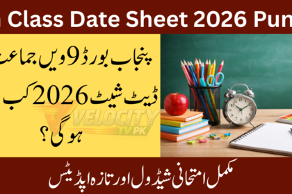 9th Class Date Sheet 2026 Punjab