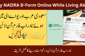Apply NADRA B-Form Online While Living Abroad