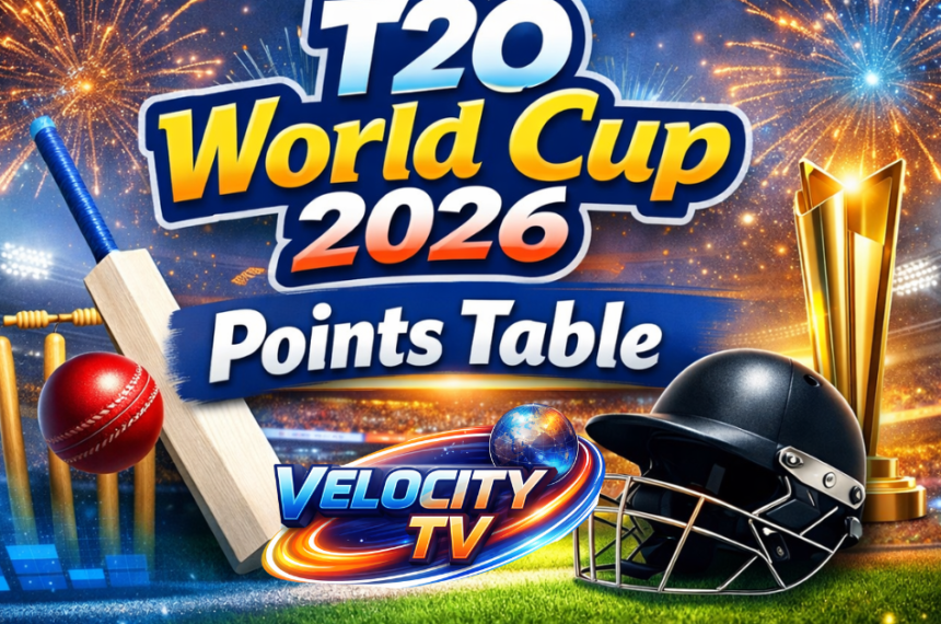 T20 Men's World Cup 2026 Points Table Today (Live Updates With NRR Details)
