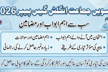 10th Class English Guess Paper 2026 – Most Important Chapters & Essays