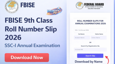 9th, 10th Class Roll Number Slip 2026 All Punjab Boards (Download Now)