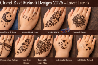 Chand Raat Mehndi Designs 2026 – Latest Trends
