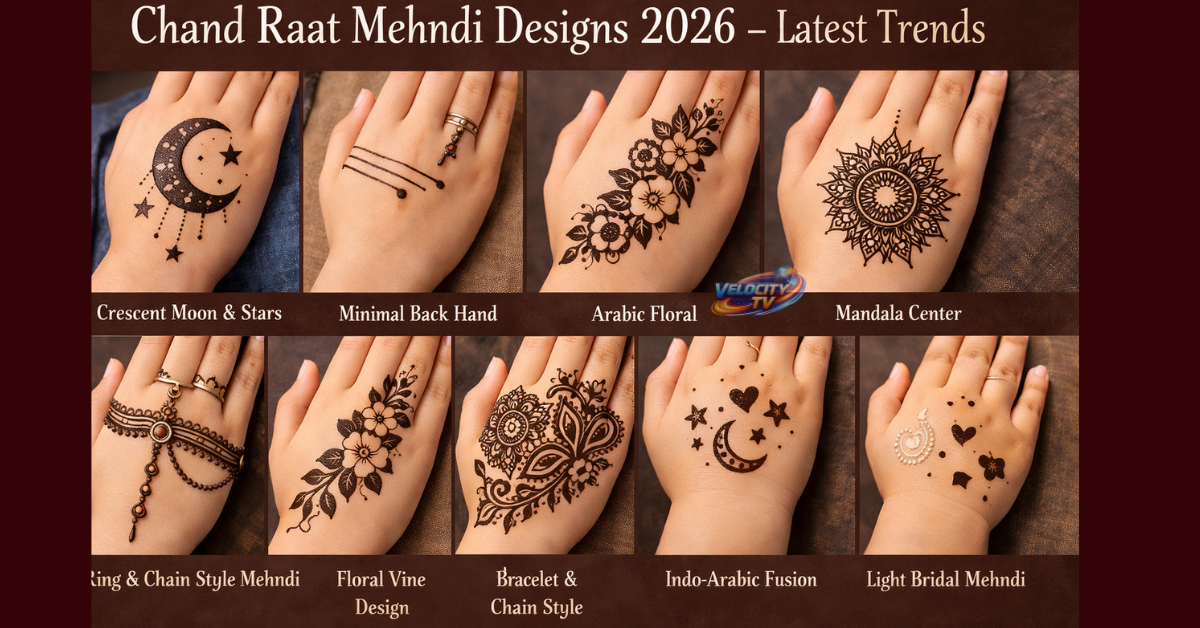 Chand Raat Mehndi Designs 2026 – Latest Trends