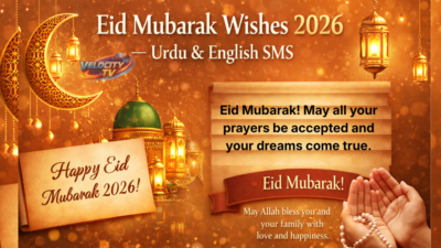 Eid Mubarak Wishes 2026 – Urdu & English SMS