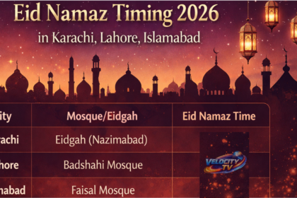 Eid Namaz Timing 2026 in Karachi, Lahore, Islamabad