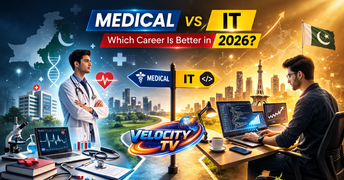 Medical vs IT in Pakistan: Which Career Is Better in 2026? (Complete Guide)