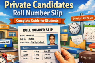 Private Candidates Roll Number Slip 2026 – Complete Guide for Students