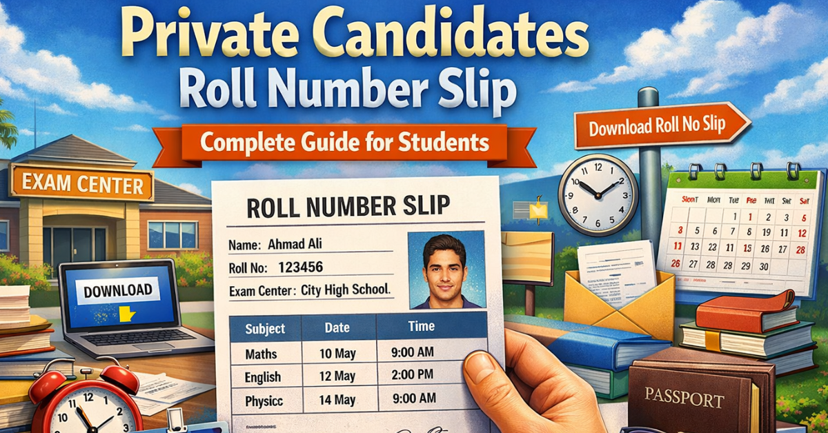 Private Candidates Roll Number Slip 2026 – Complete Guide for Students