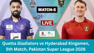 Quetta Gladiators vs Hyderabad Kingsmen, 5th Match, Pakistan Super League 2026