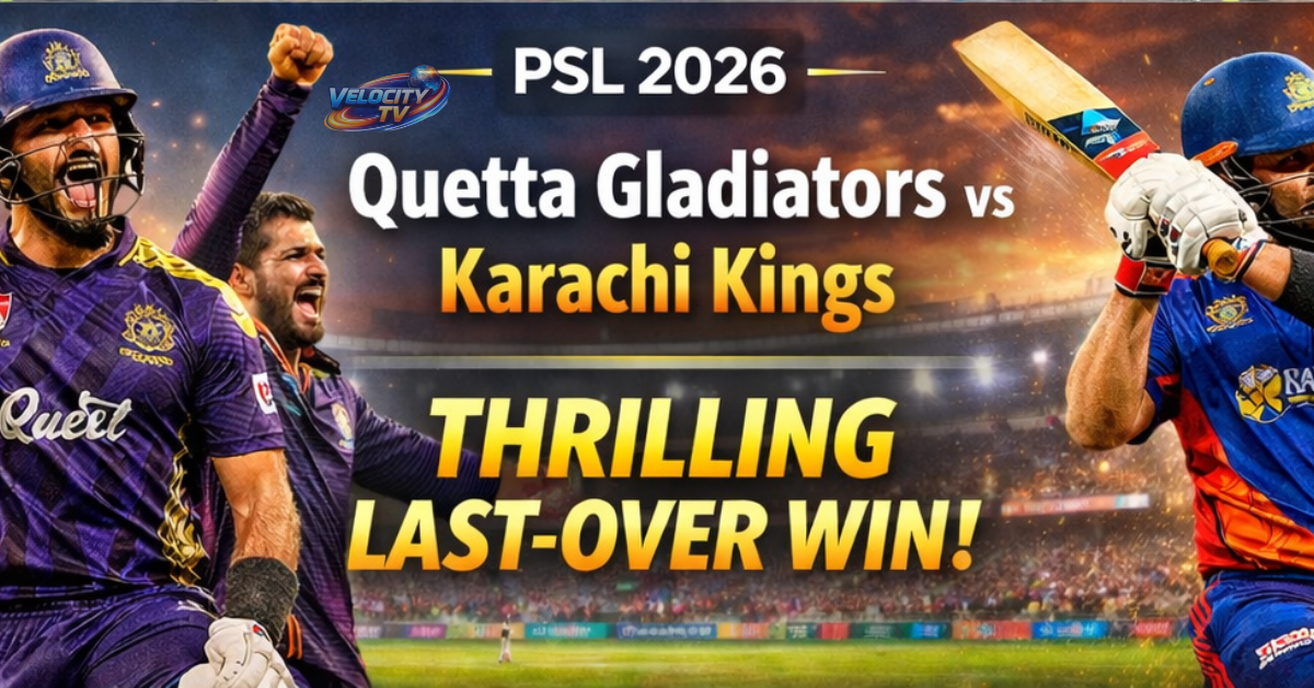 Quetta Gladiators vs Karachi Kings