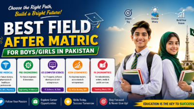 Best Field After Matric for Boys/Girls in Pakistan