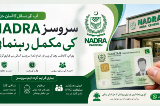 سروسز کی مکمل رہنمائی NADRA