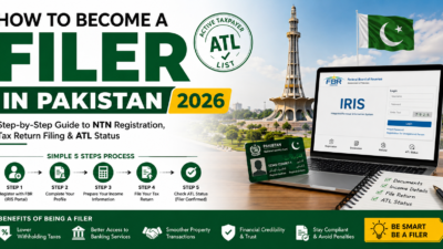 How to Become a Filer in Pakistan (2026 Complete Guide) – Step-by-Step FBR Registration, NTN & Tax Return Filing