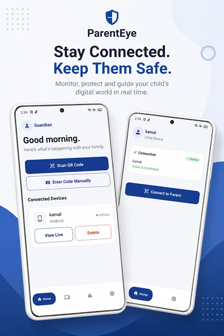 تطبيق رقابة أبوية لمتابعة استخدام الأطفال للهاتف بأمان - لقطة شاشة 2