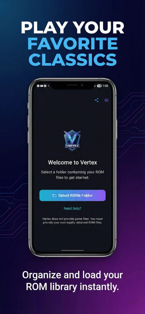 Vertex: محاكي ألعاب كلاسيكية - لقطة شاشة 2