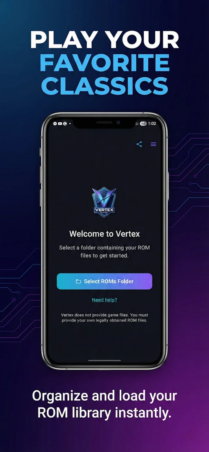 Vertex: محاكي ألعاب كلاسيكية - لقطة شاشة 2